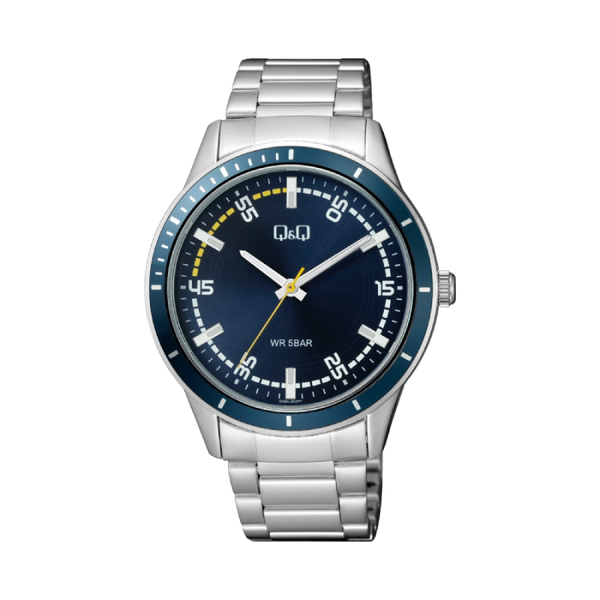 Q&Q Herenhorloge Zilver RVS - Q09A-002PY