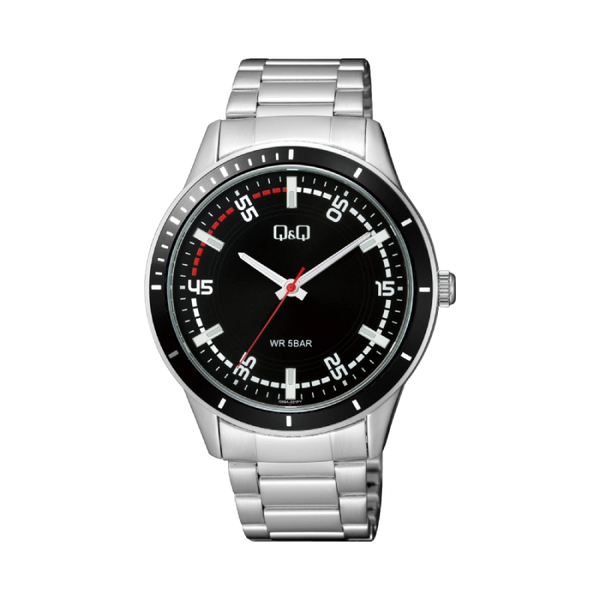 Q&Q Herenhorloge Zilver RVS - Q09A-001PY