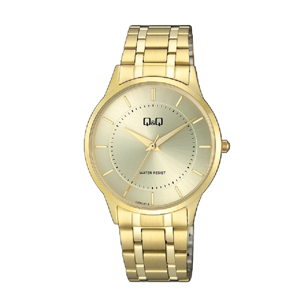 Q&Q Herenhorloge Goudkleurig Metaal - QZ60J010Y