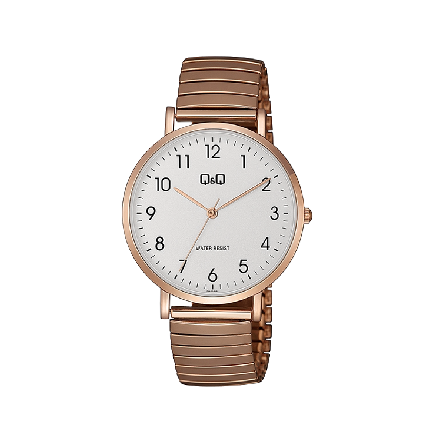Q&Q Herenhorloge Roségoudkleurig RVS - QA20J044Y