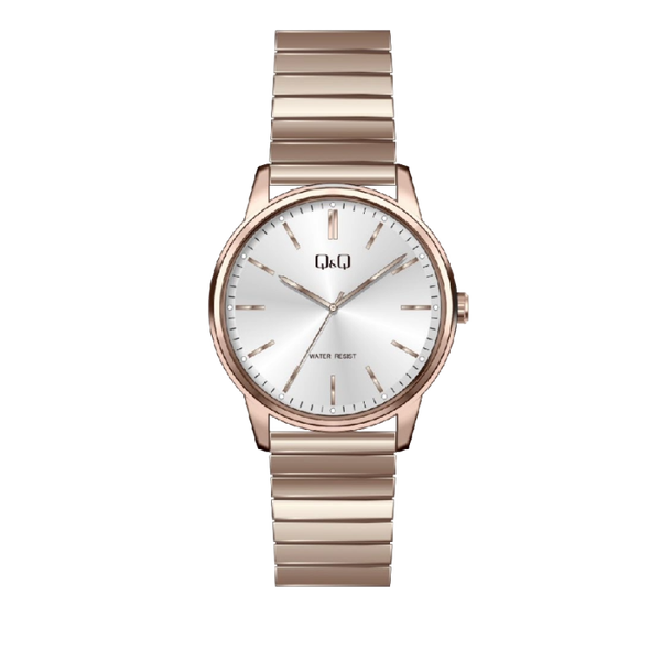 Q&Q Herenhorloge Roségoudkleurig RVS - Q968J804Y