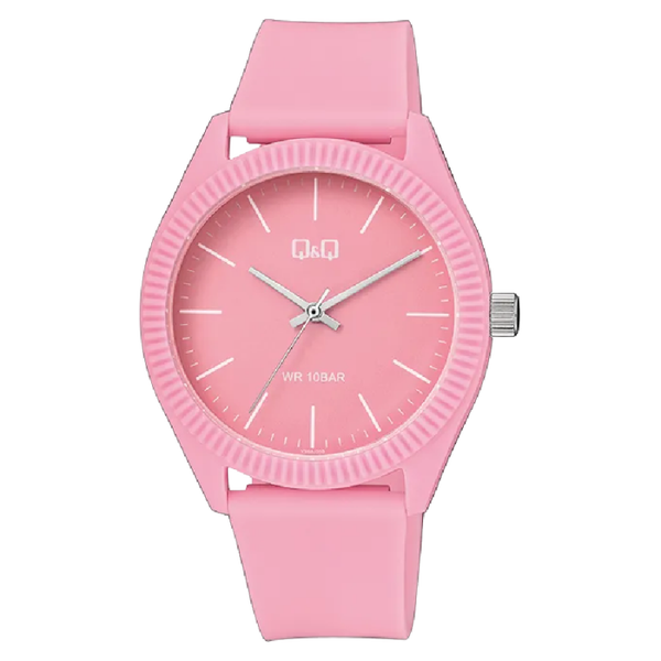 Q&Q Herenhorloge Roze Kunststof - VS68J003Y