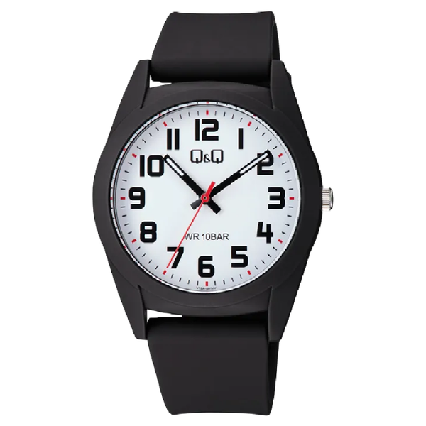 Q&Q Herenhorloge Zwart Kunststof - V13A-001VY