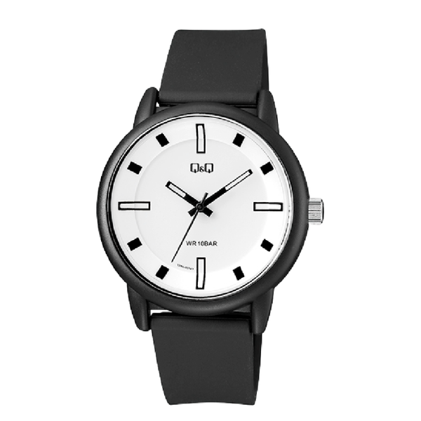 Q&Q Herenhorloge Zwart Kunststof - V29A-001VY