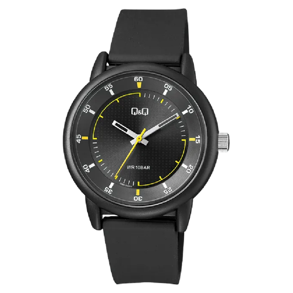Q&Q Herenhorloge Zwart Kunststof - V29A-003VY