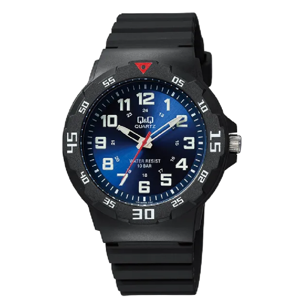 Q&Q Herenhorloge Zwart Kunststof - VR18J005Y