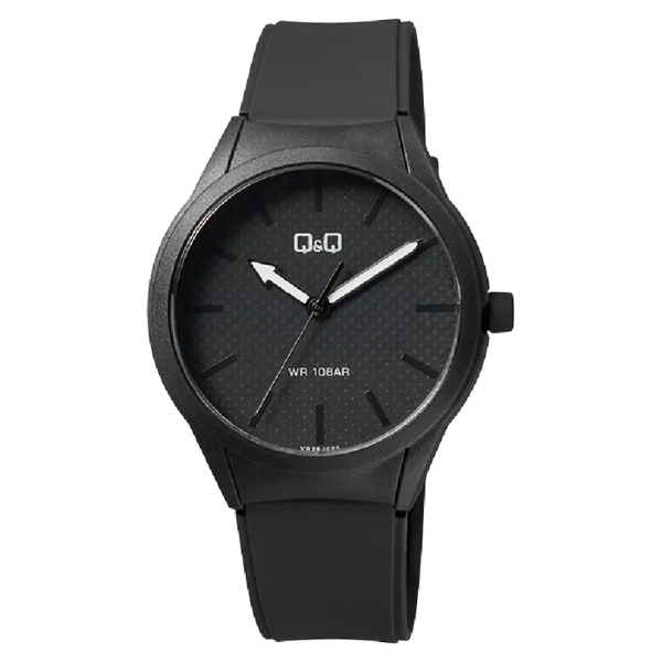 Q&Q Herenhorloge Zwart Kunststof - VR28J025Y