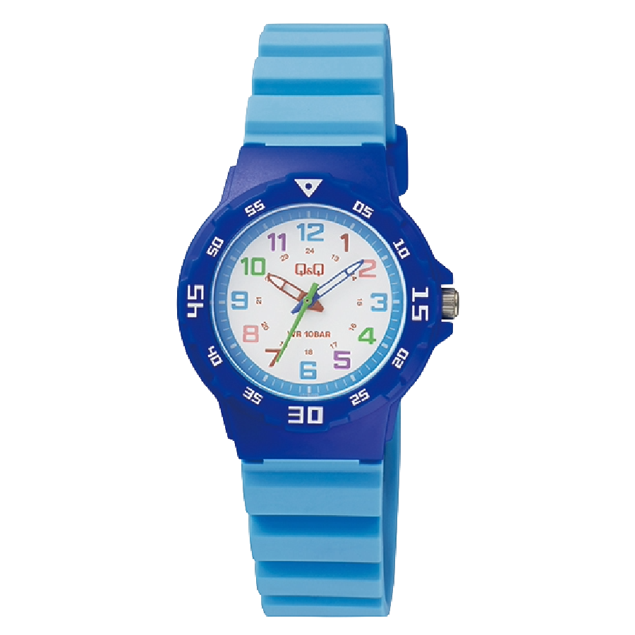Q&Q Kinderhorloge Blauw Kunststof - VR19J009Y