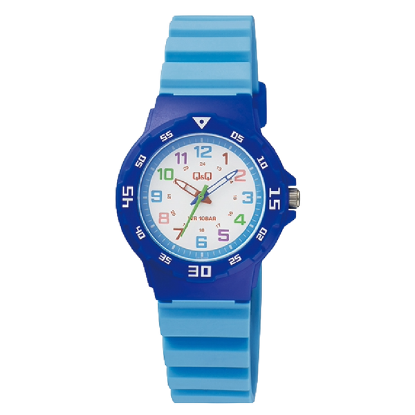 Q&Q Kinderhorloge Blauw Kunststof - VR19J009Y