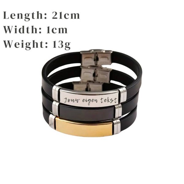 ARMBAND UNISEX MET GRAVURE