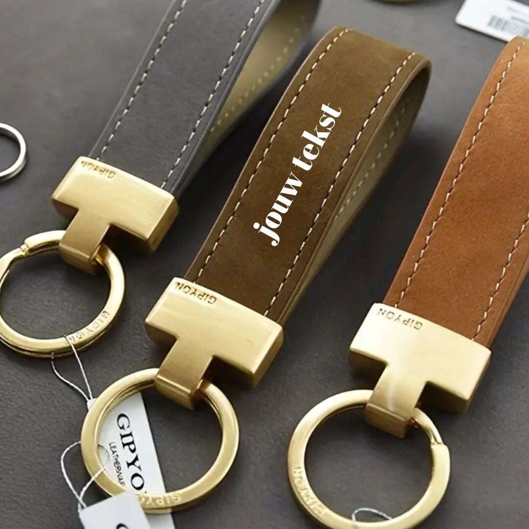 Luxe sleutelhangers graveren