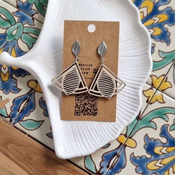 OORBELLEN GEOMETRIC CHARM