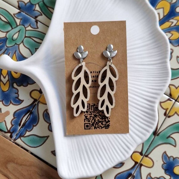 OORBELLEN LEAFY DELIGHT