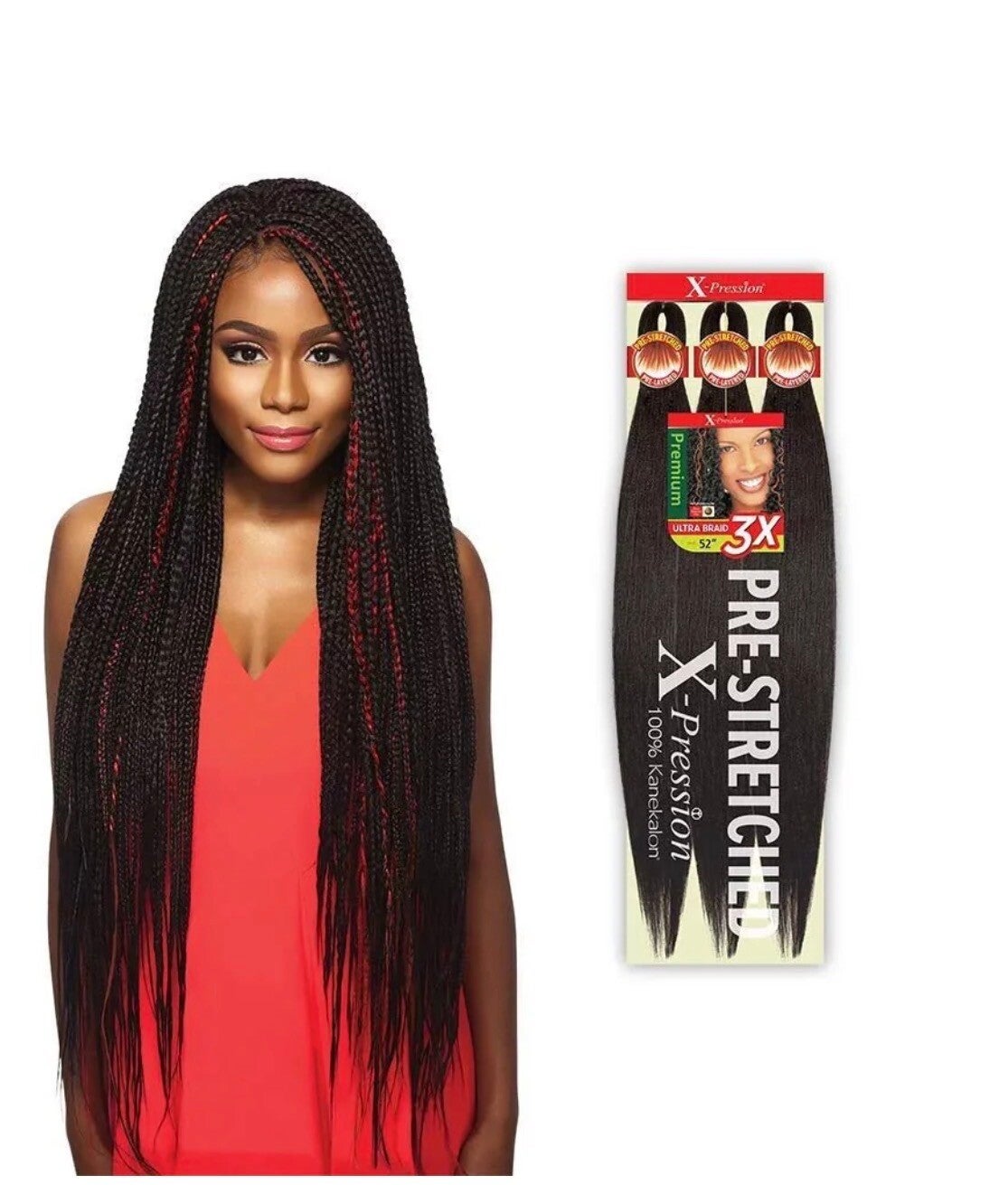 Outre X-pression Ultra Braid 3x Pre-Stretched Braiding Hair