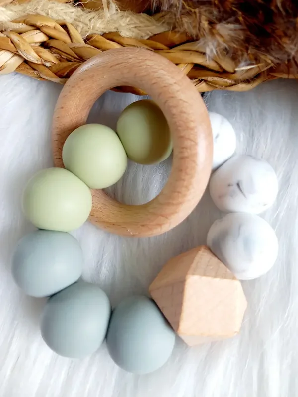 Bijtring | Marble green