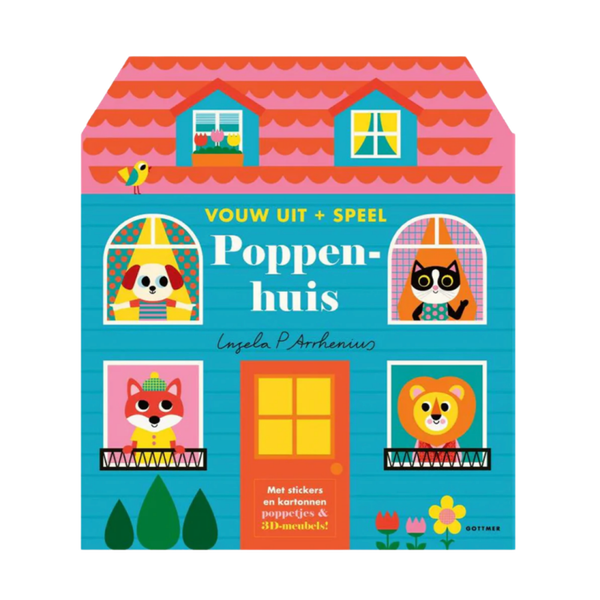 Poppenhuis - Vouw uit & Speel | Boek