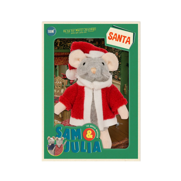 Het muizenhuis - kerstman | Knuffel