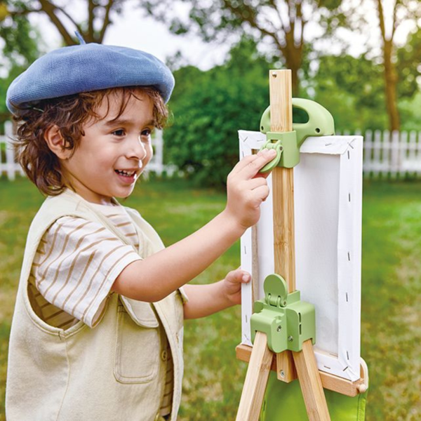 Draagbare tekenezel van bamboe | Hape