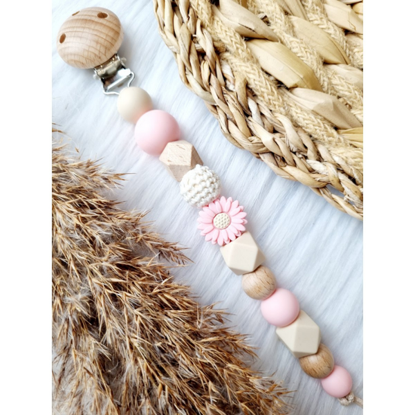 Speenkoord | Pink Daisy