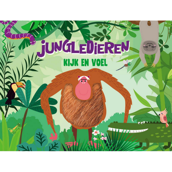 Kijk en voel - jungledieren | Boek