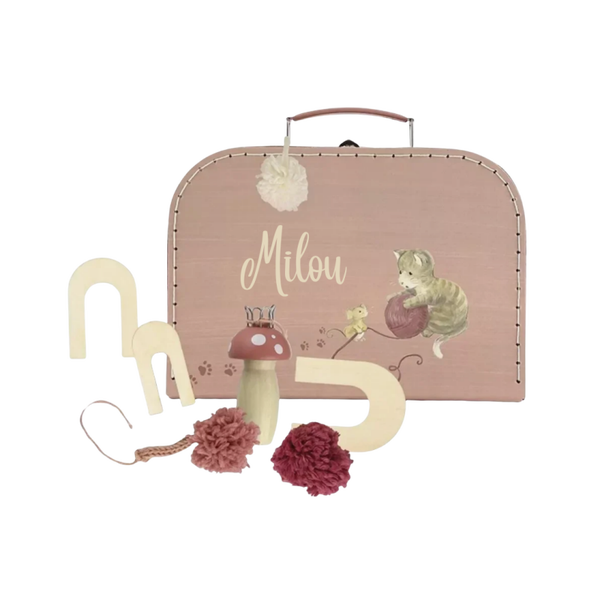 Pompon maken & punniken in koffertje met naam | Egmont Toys