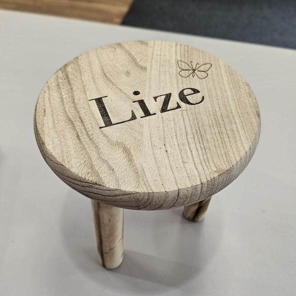 Houten mini krukje | 20cm