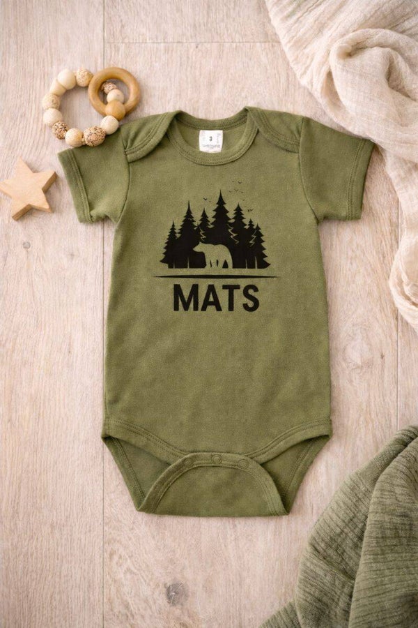 Romper korte mouw | Groen