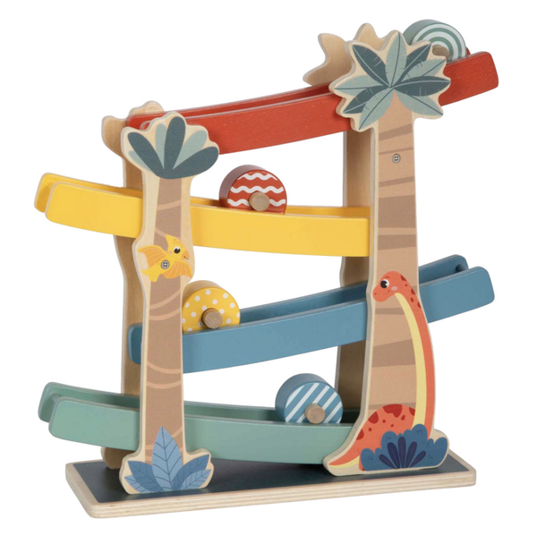 Houten knikkerbaan dino | Small foot