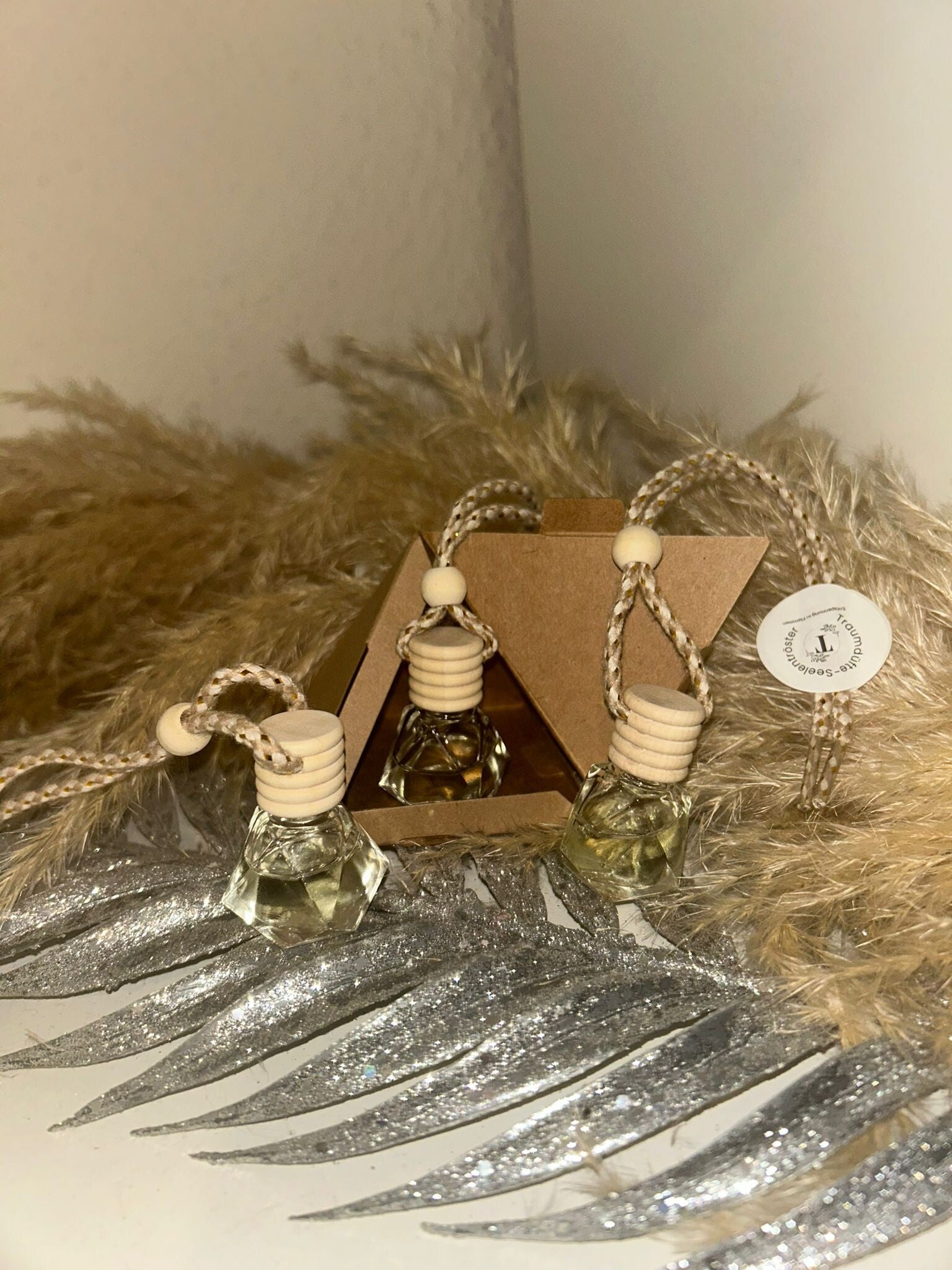 Aromatischer Auto-Diffusor mit Holzverschluss