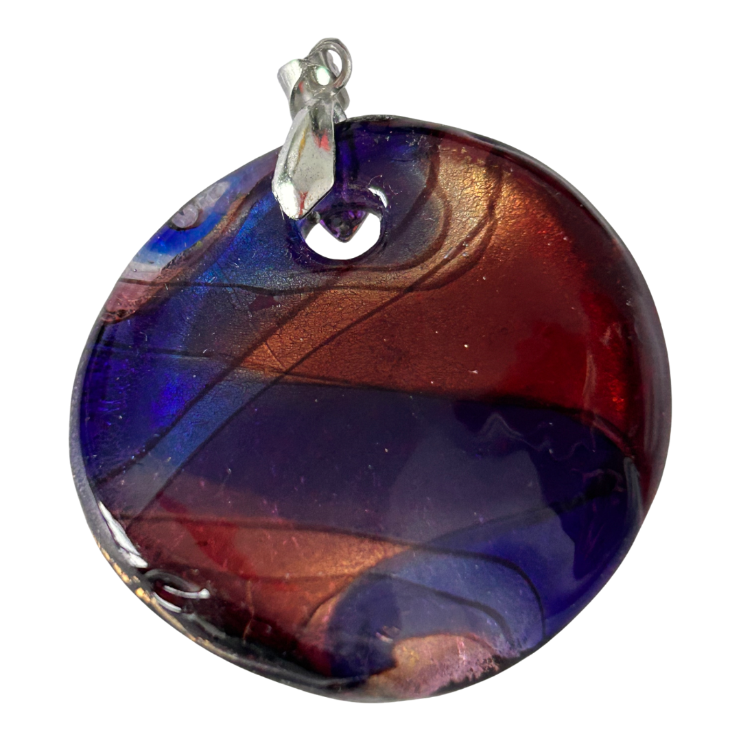 Disco della Doppia Armonia - Talismano in vetro di Murano