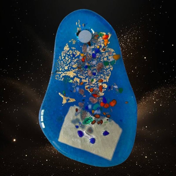 Goccia Azzurra  - Talismano in vetro di Murano