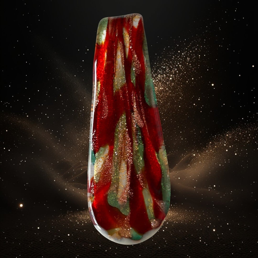 Lama del Fuoco Creativo - Talismano in vetro di Murano