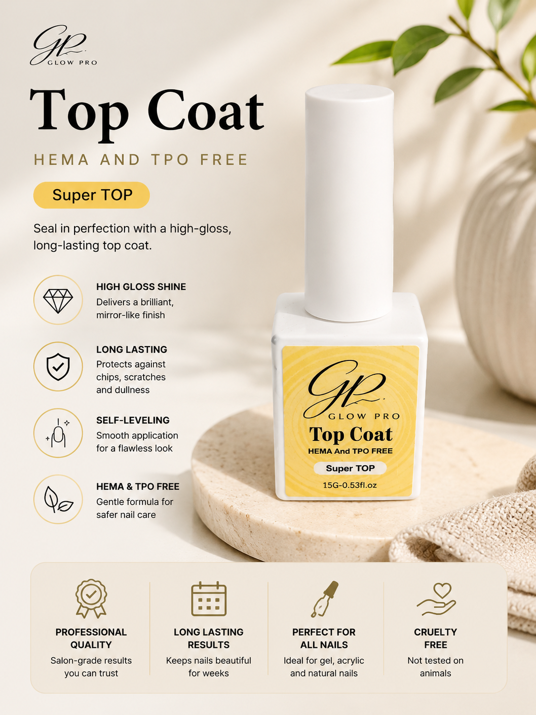 Glow Pro Super Top Coat