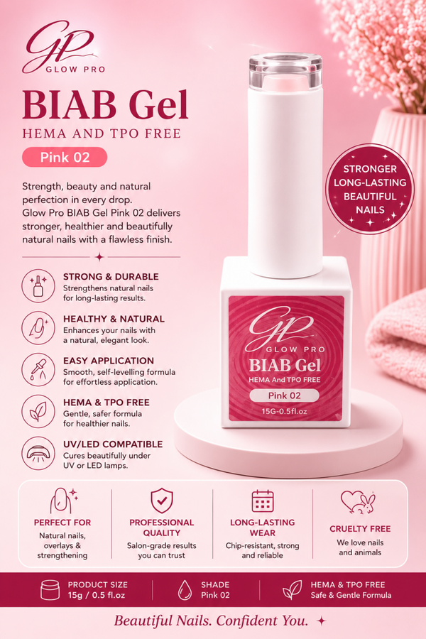 Glow Pro BIAB Gel – Pink 02