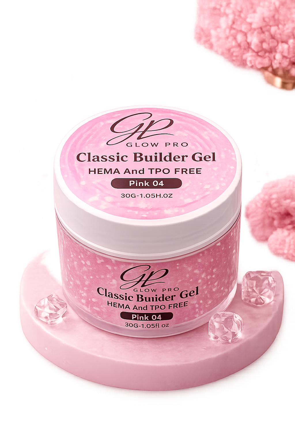 Glow Pro Classic Builder Gel – Pink 04