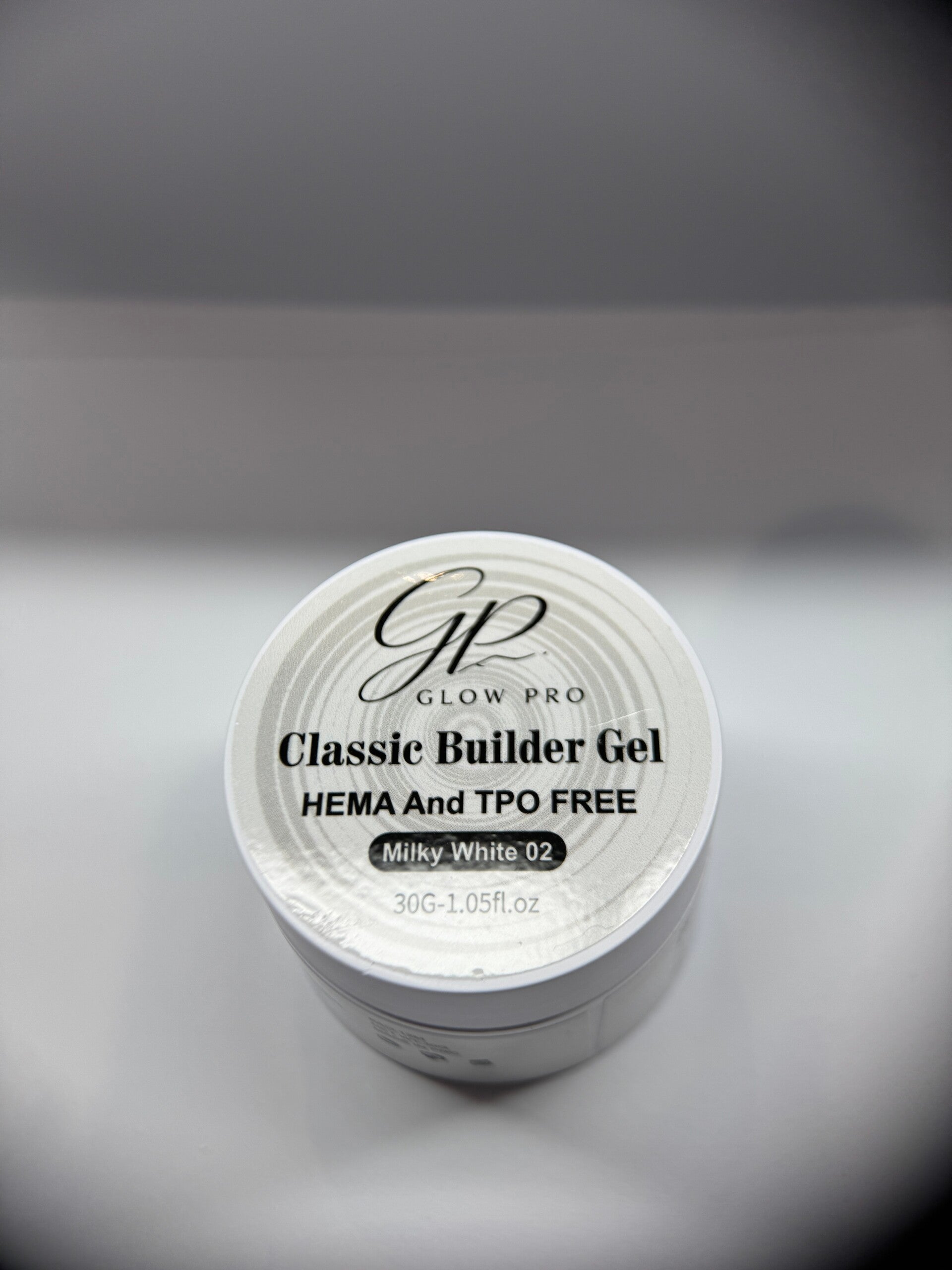 Glow Pro Classic Builder Gel – Milky White 02