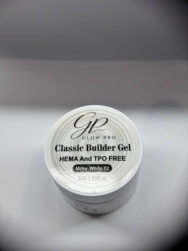 Glow Pro Classic Builder Gel – Milky White 02