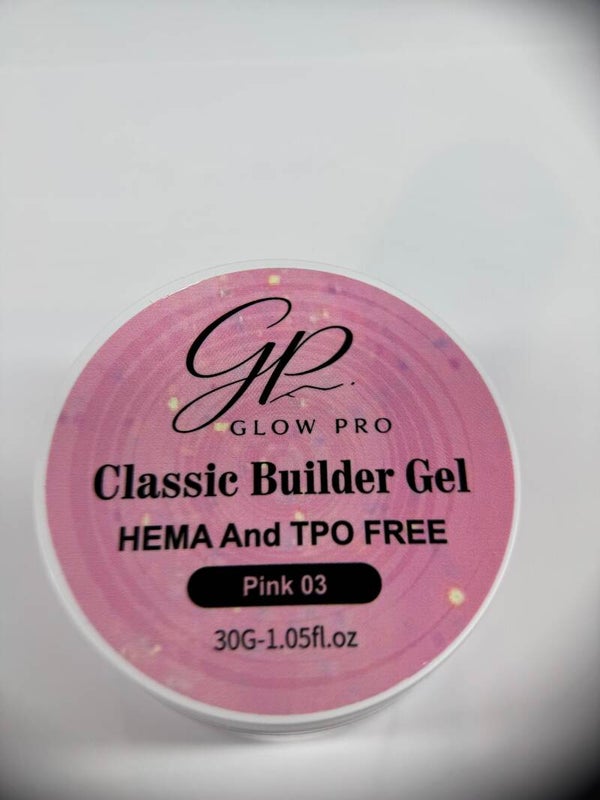Glow Pro Classic Builder Gel – Pink 03