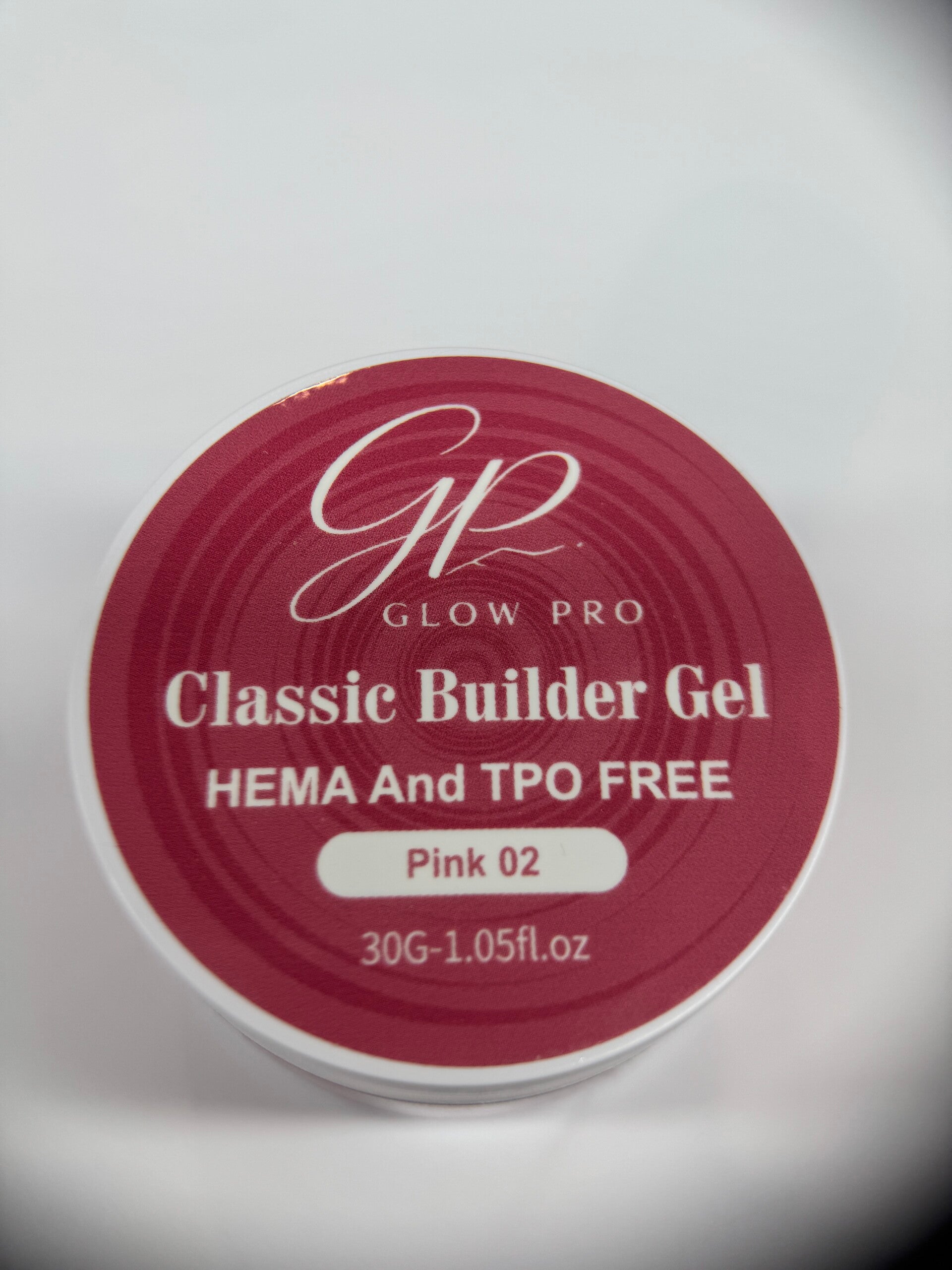 Glow Pro Classic Builder Gel – Pink 02