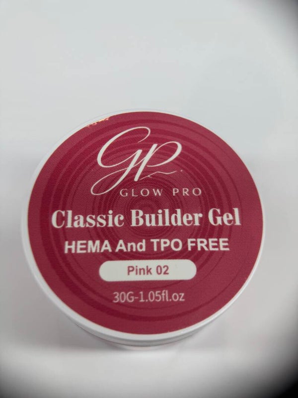 Glow Pro Classic Builder Gel – Pink 02
