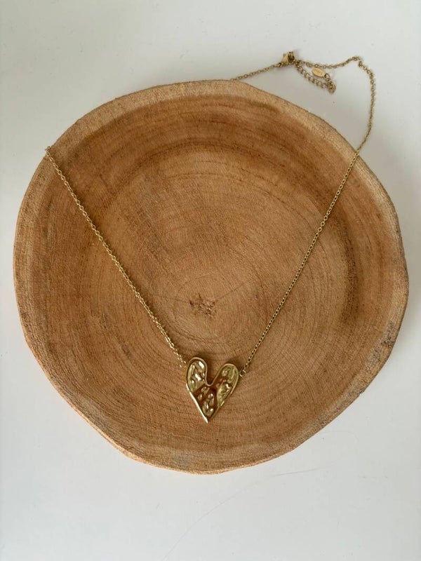 big hart ketting-goud