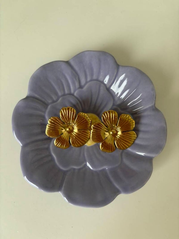 grote bloemen oorbellen