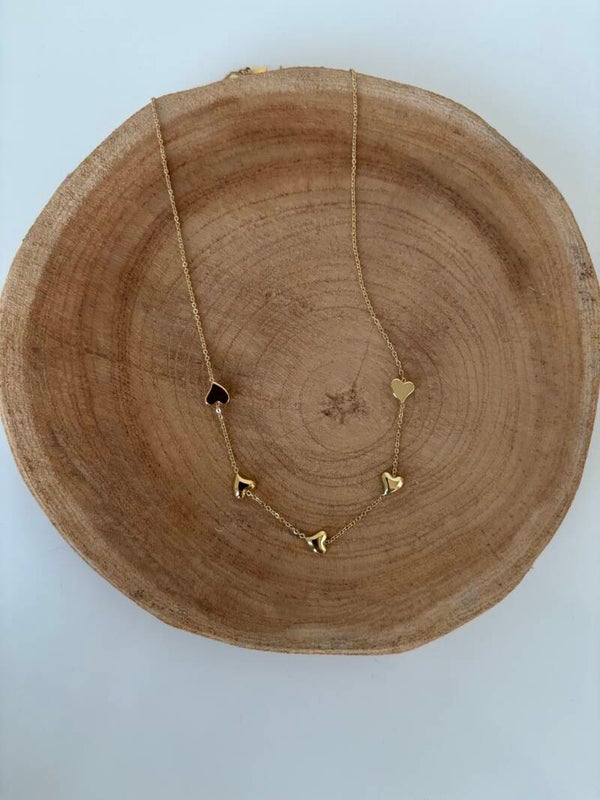 mini hartjes ketting