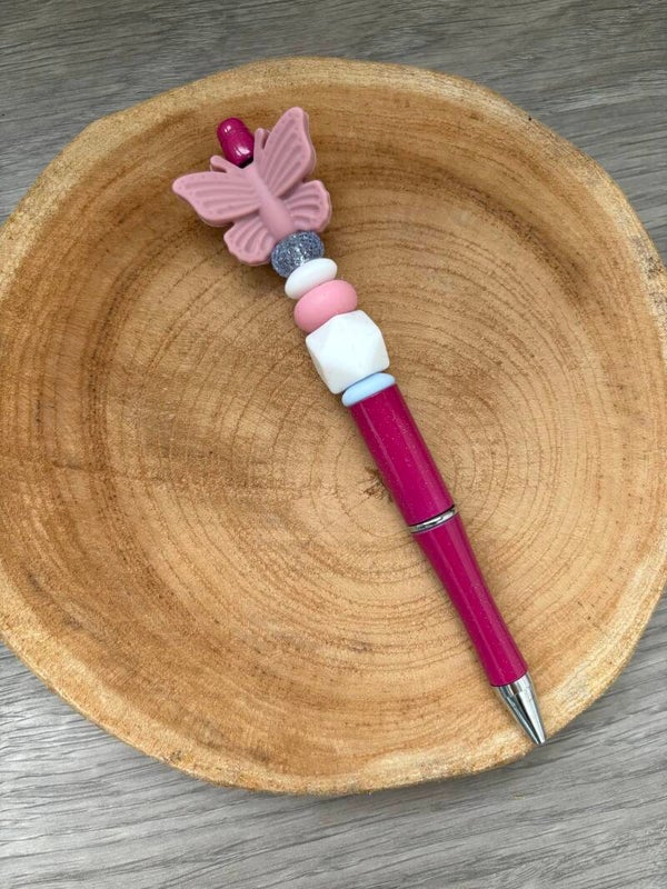pen vlinder-roze