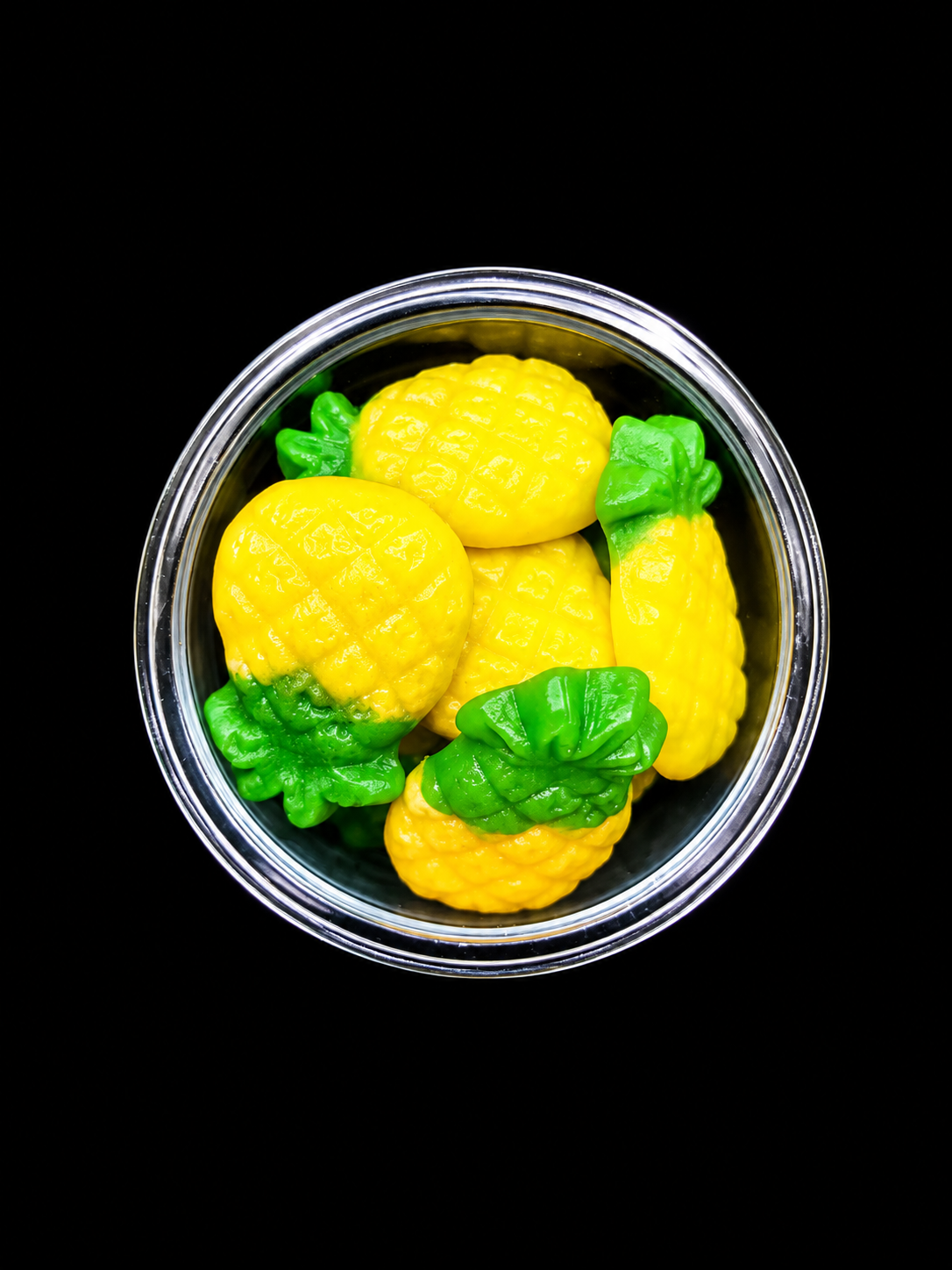 Ananas lisse géant / les 4 pièces