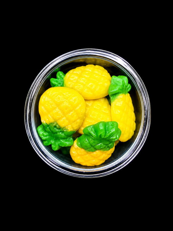 Ananas lisse géant / les 4 pièces