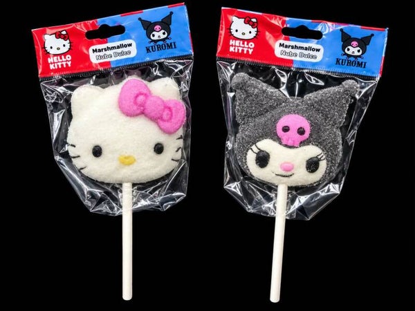 Sucette guimauve hello kitty ou kuromi / la pièce