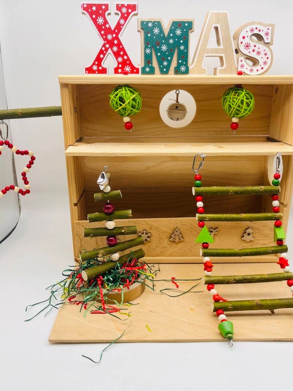 Vogelspeeltuin “Kerst huis 2”