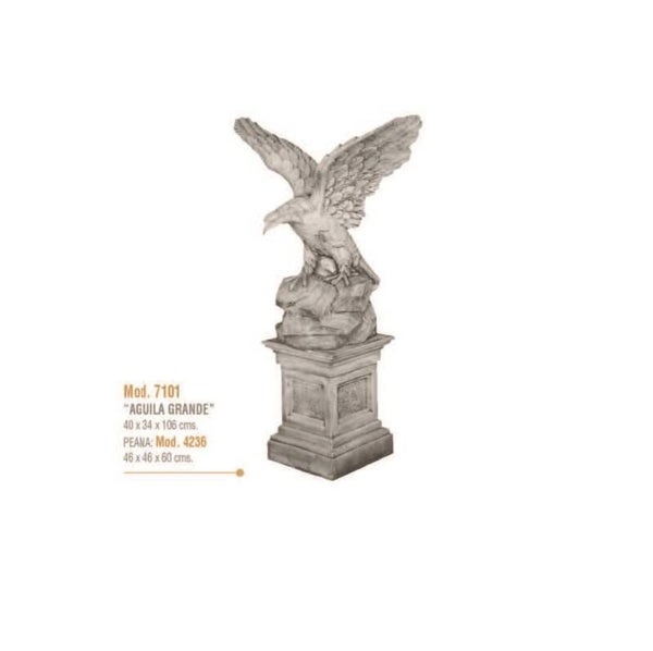 Adler „ AGUILA GRANDE “ aus Weißstein - Ref.Nr. 7101