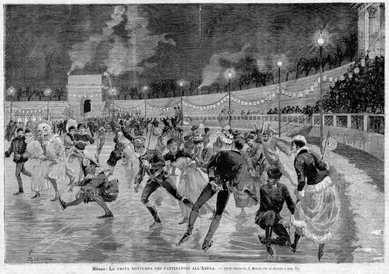 pattinatori arena ciica milano